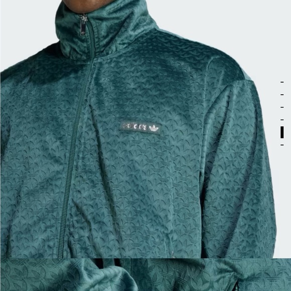 Adidas Original Mineral Green Track Top / Mono 2 TT IZ2546 - Picture 2 of 6